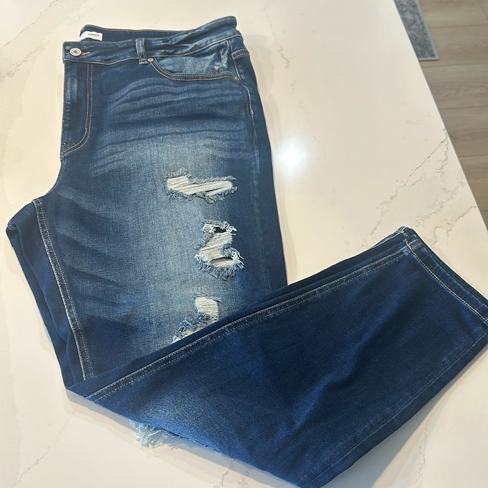 Kancan exclusively for Maurice’s distressed skinny jeans plus size 20